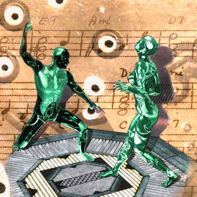 Robots dancing to music
